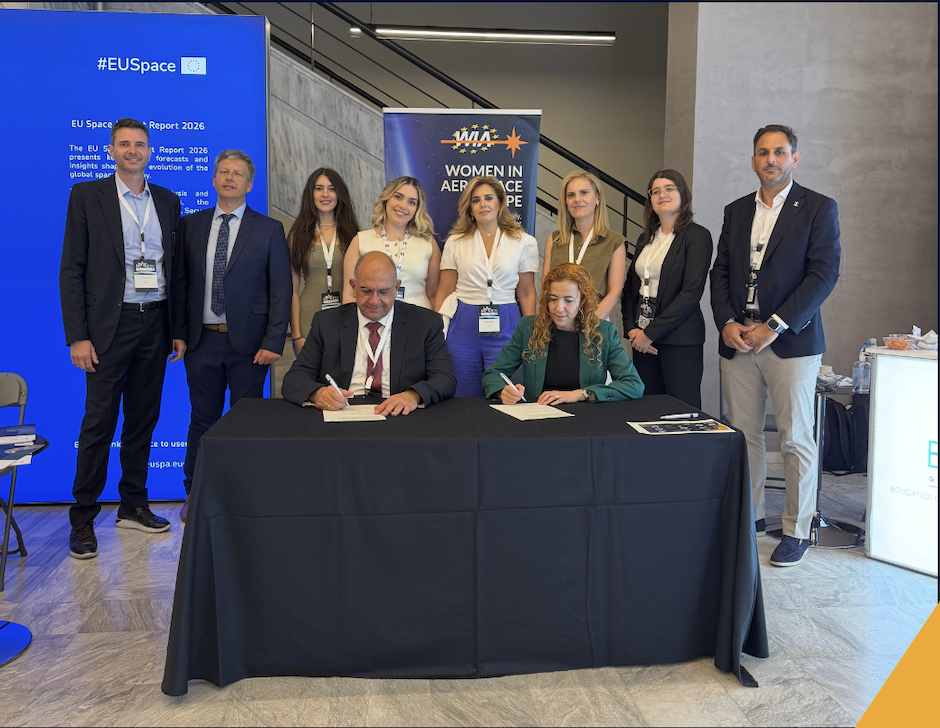Hellas Sat formalises its Corporate Membership in Women in Aerospace Europe during Greek Space Tech Forum 2026